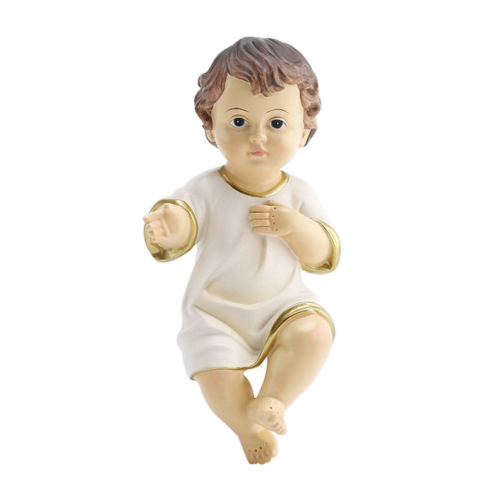 Estatueta de boneca de Jesus de Natal, estátua, resina de 6 cm