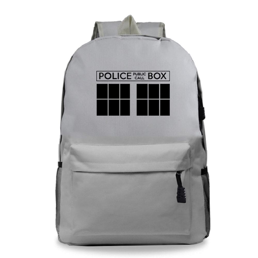 Mochila escolar Doctors Whos Cartoon Kids Anime 30x12x42cm