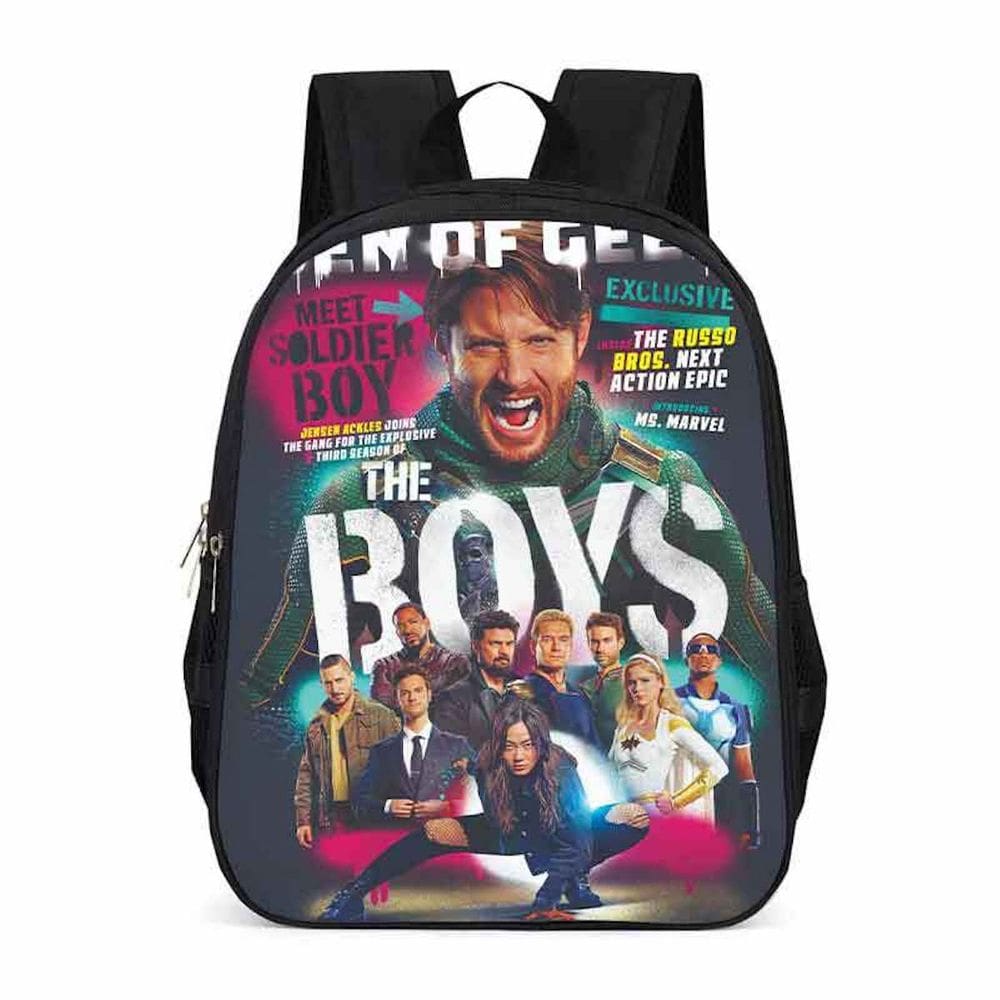 Mochila escolar Cartoon Kids Boys Anime 29x12.5x39cm