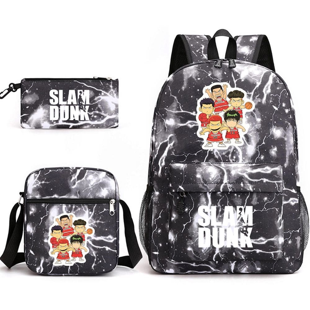 Conjunto de mochilas Slam Dunk Sakuragi Hanamichi Cartoon Kids