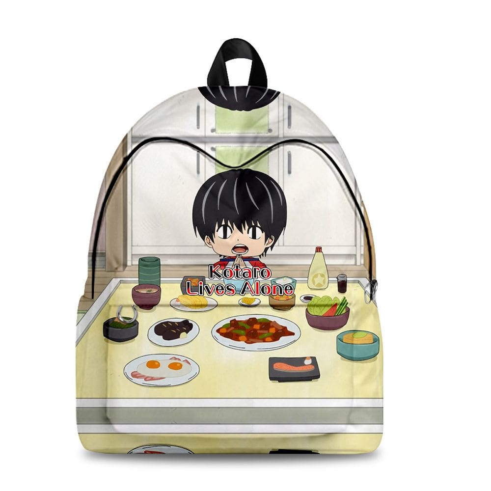 Mochila Kotaros Lives Alone Cartoon Kids School Oxford