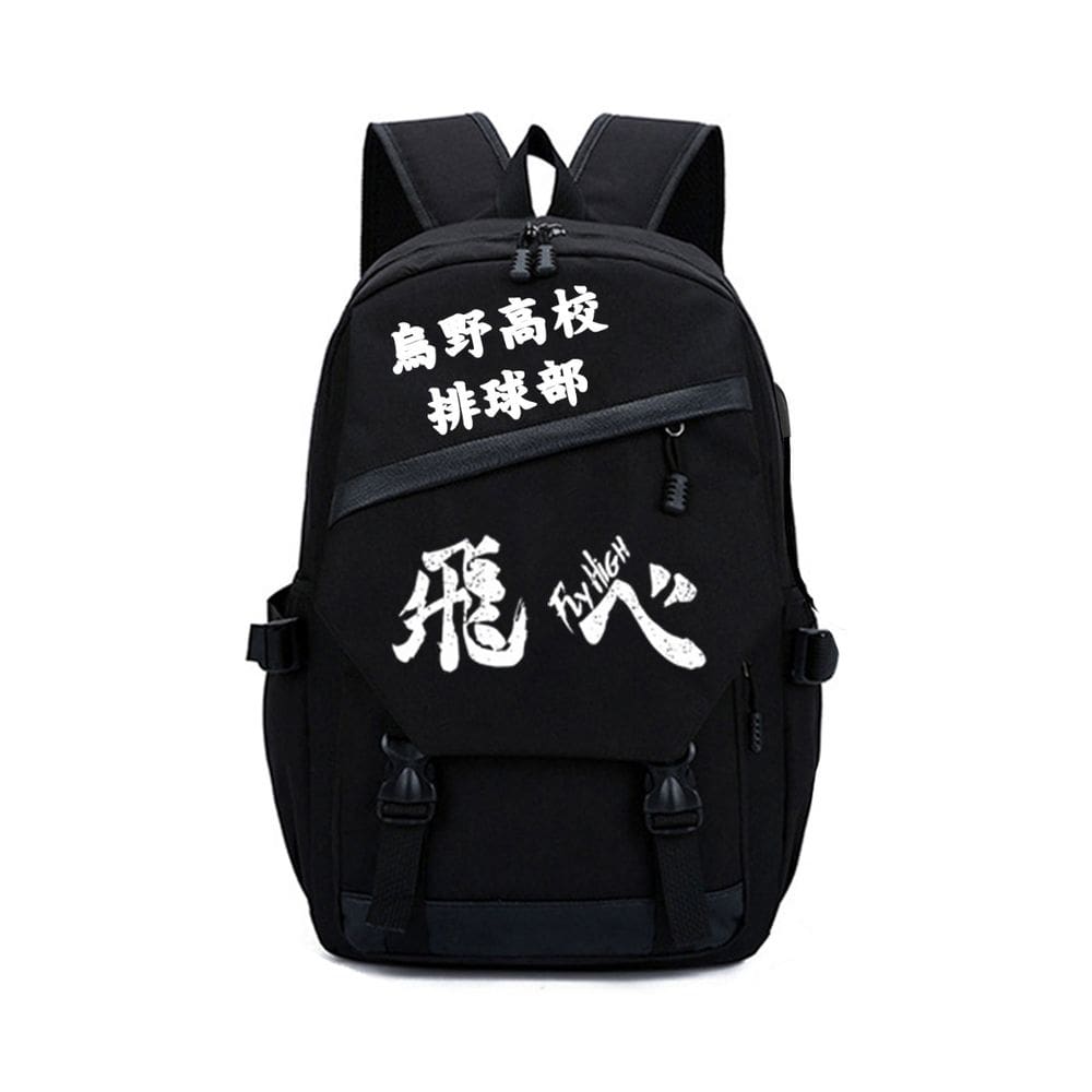 Mochila Haikyuus Hinatas Shoyos Flys Highs Cartoon Kids