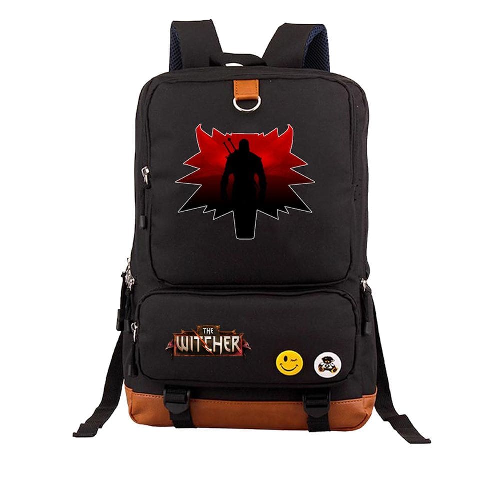 Mochila escolar infantil Witchers Impressa em 3D Oxford 29x13x44cm