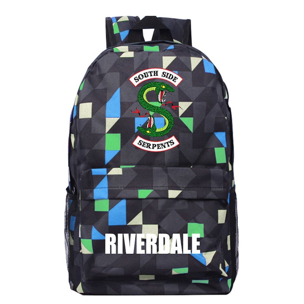 Mochila escolar infantil Riverdales com impressão 3D Oxford 480g