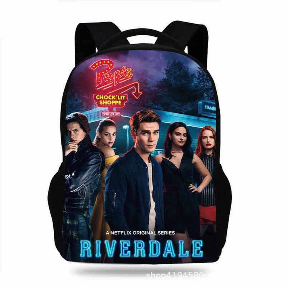 Mochila Riverdales Cartoon Kids School Oxford 31x13x42cm