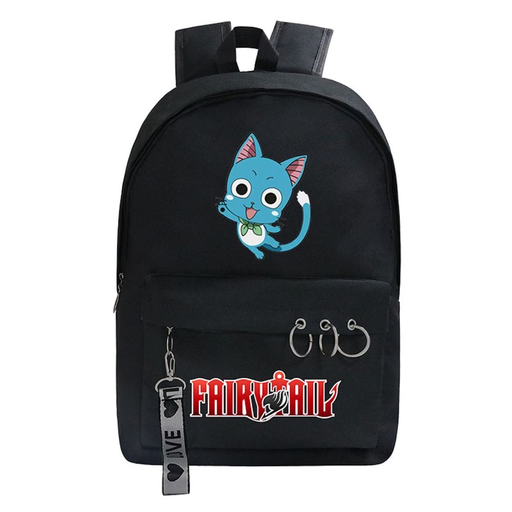 Mochila Fairys Tails Happys Cartoon Kids School 30x12x42cm