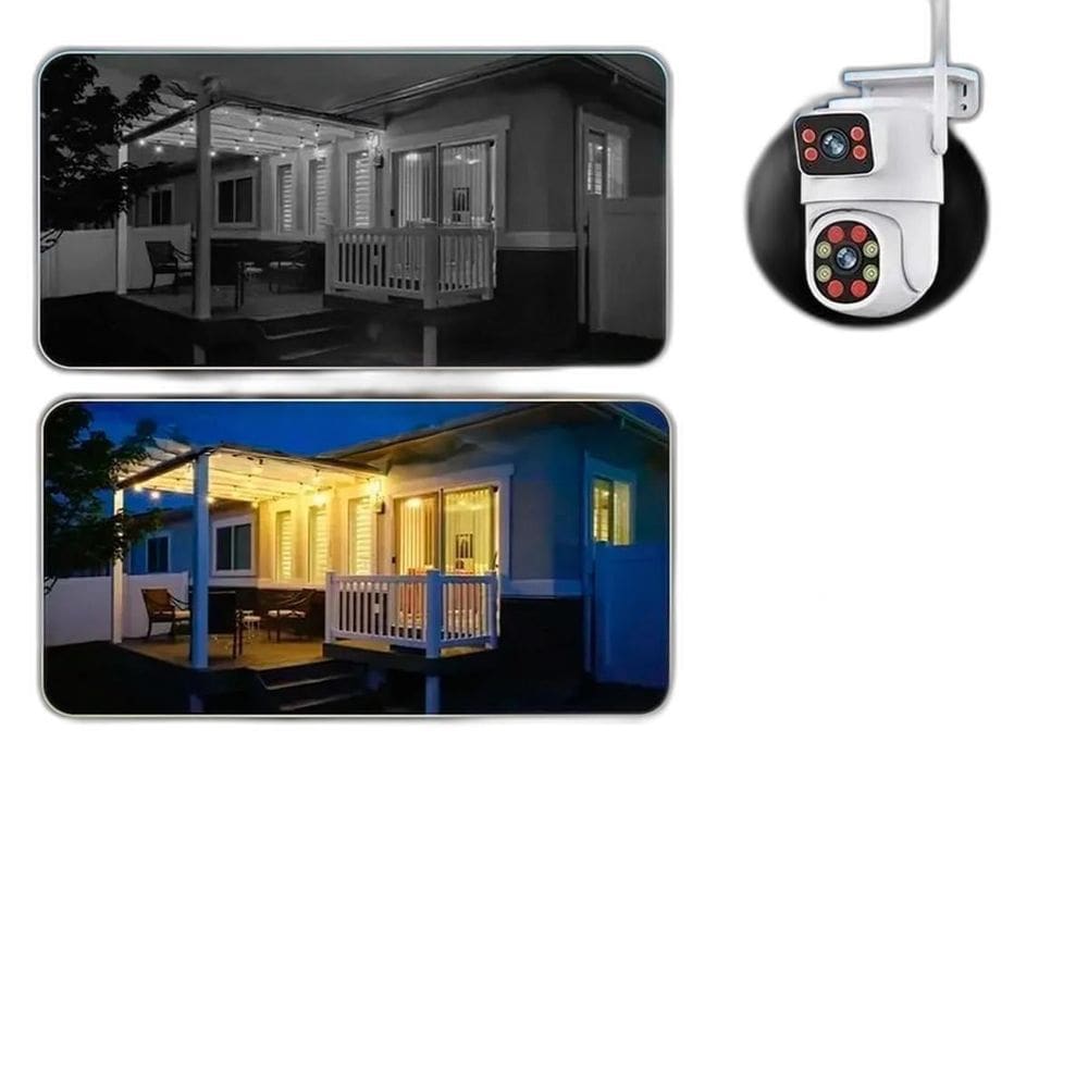 Câmera Detecção Dupla Branca Visão