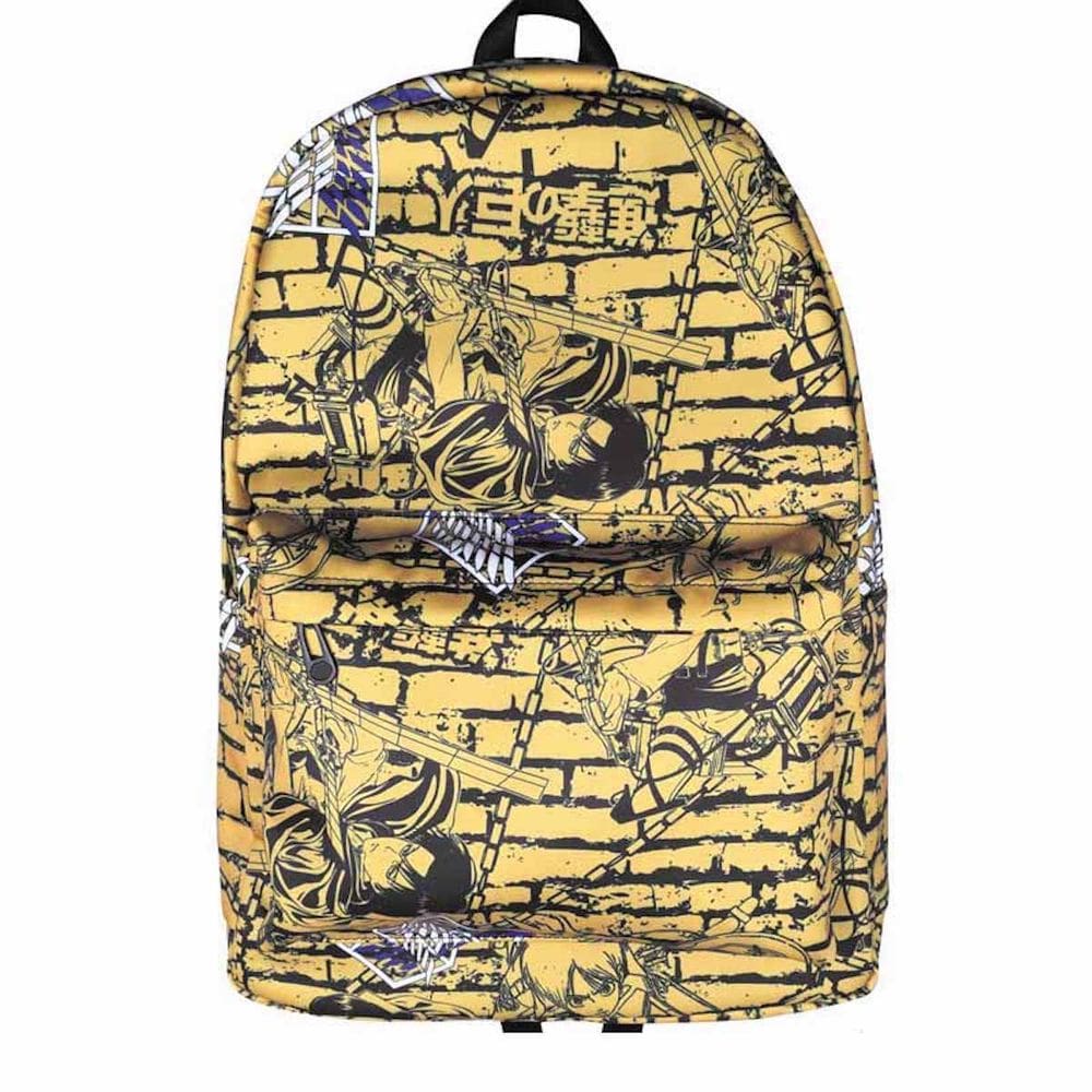 Mochila Attack on Titans Levis Ackermans Cartoon Kids