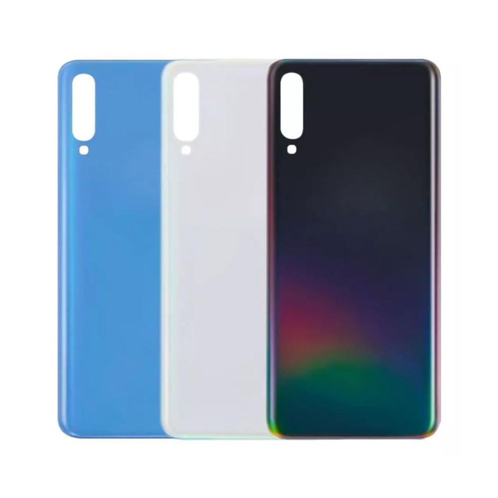 Tampa Traseira Compatível Com A70 A705 Sem Lente Cor Azul