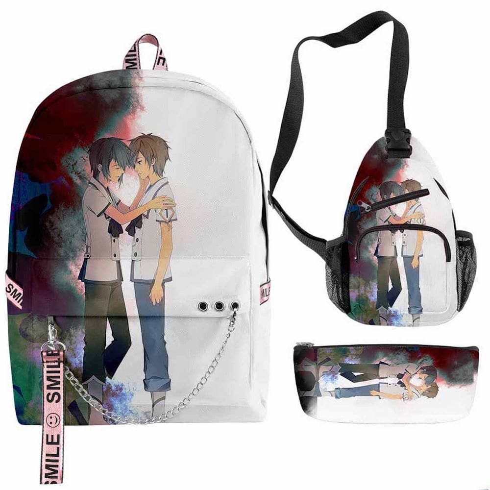 Conjunto de mochilas From News Worlds Cartoon Kids School 3 unidades