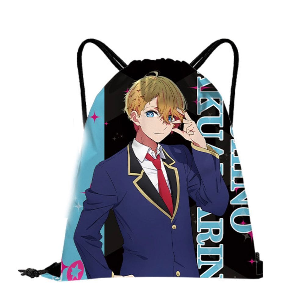 Bolsa com cordão Oshis No Ko Aquamarines para crianças - Canvas