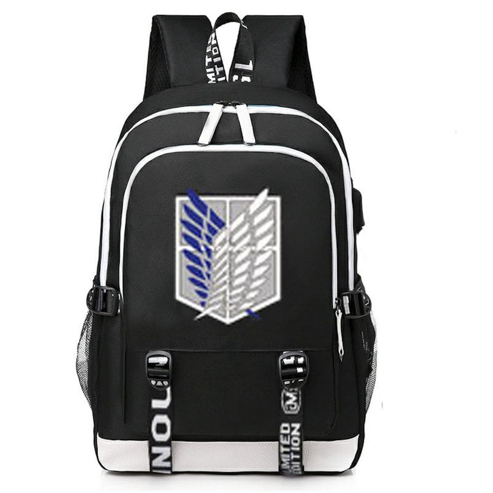 Mochila Anime School Attack on Titan para crianças