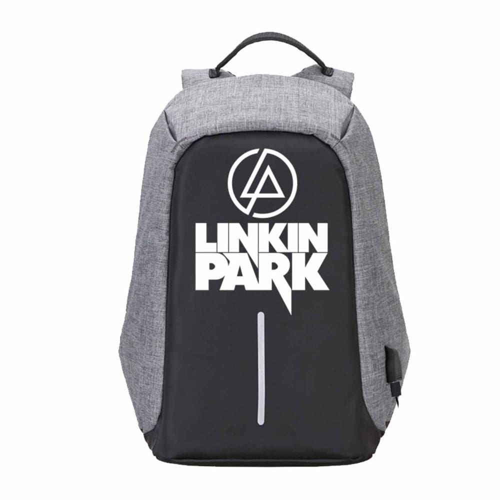 Mochila escolar Linkin Park Cartoon Kids Oxford Cloth