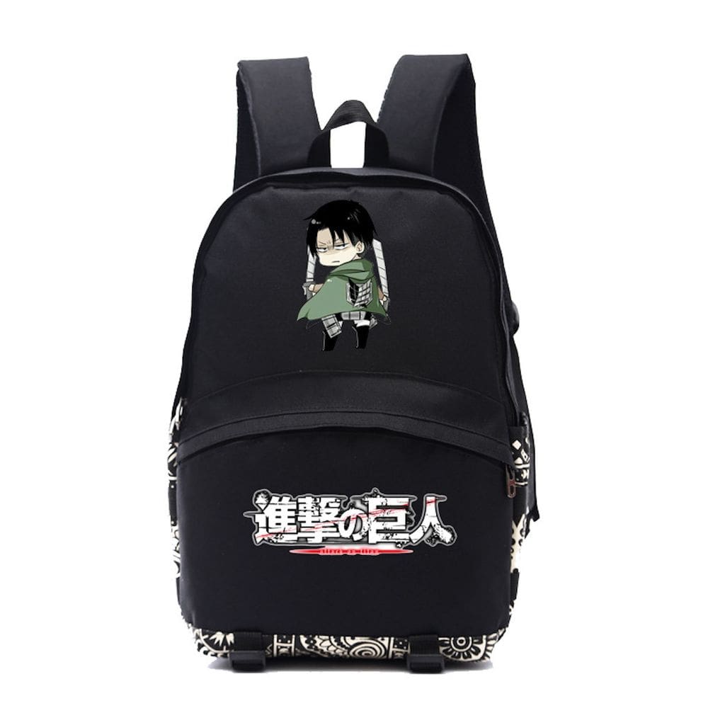 Mochila escolar infantil Attack Ons Titans 30x14x45cm