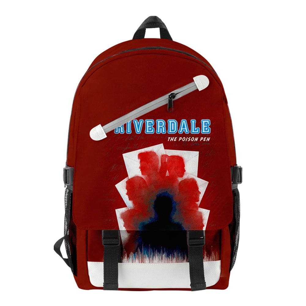 Mochila Riverdales Cartoon Kids School Terylene 28x18x45cm