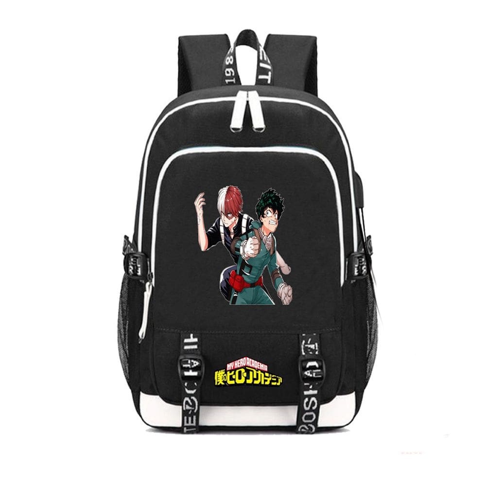 Mochila Mys Heros Academias Kids School Oxford 30x15x44cm
