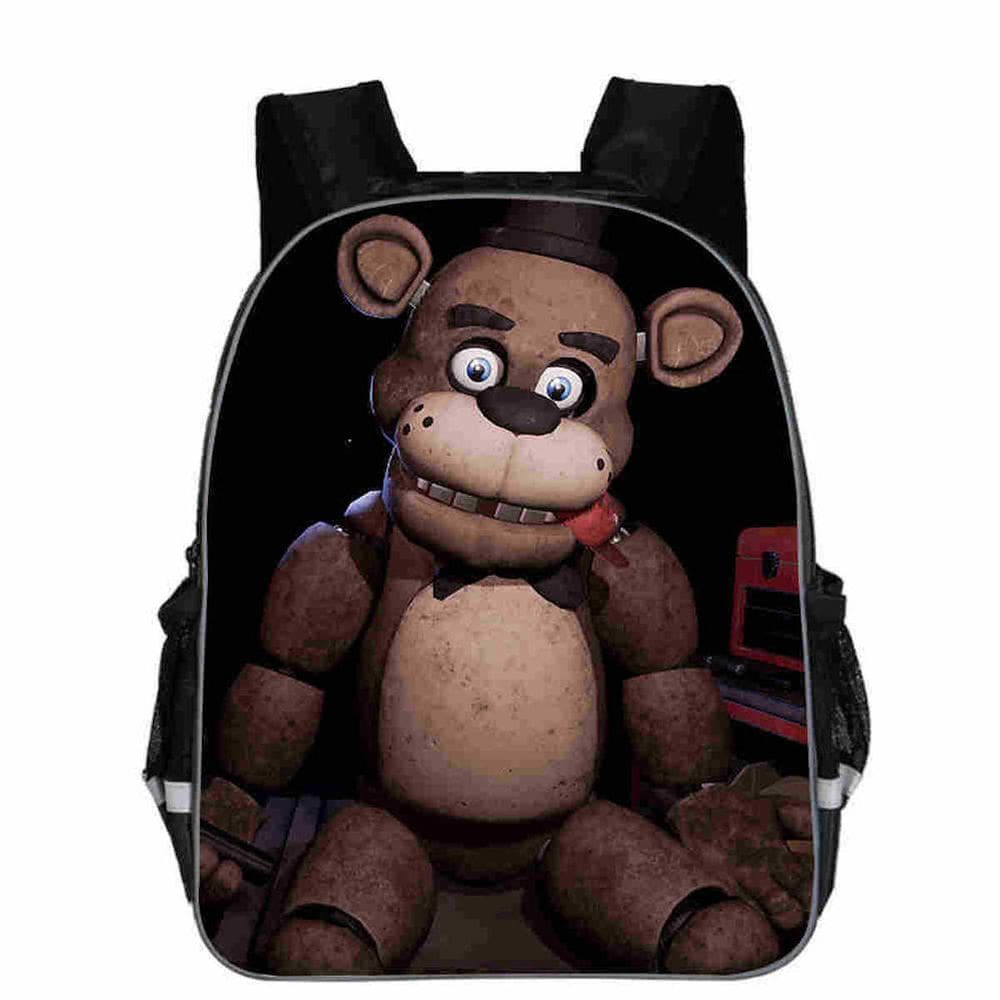 Mochila Fives Nightss Cartoon Kids School Oxford 29x16x42cm