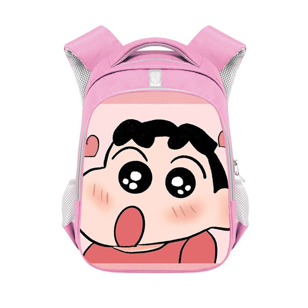 Mochila Crayons Shins chans Cartoon Kids School Anime