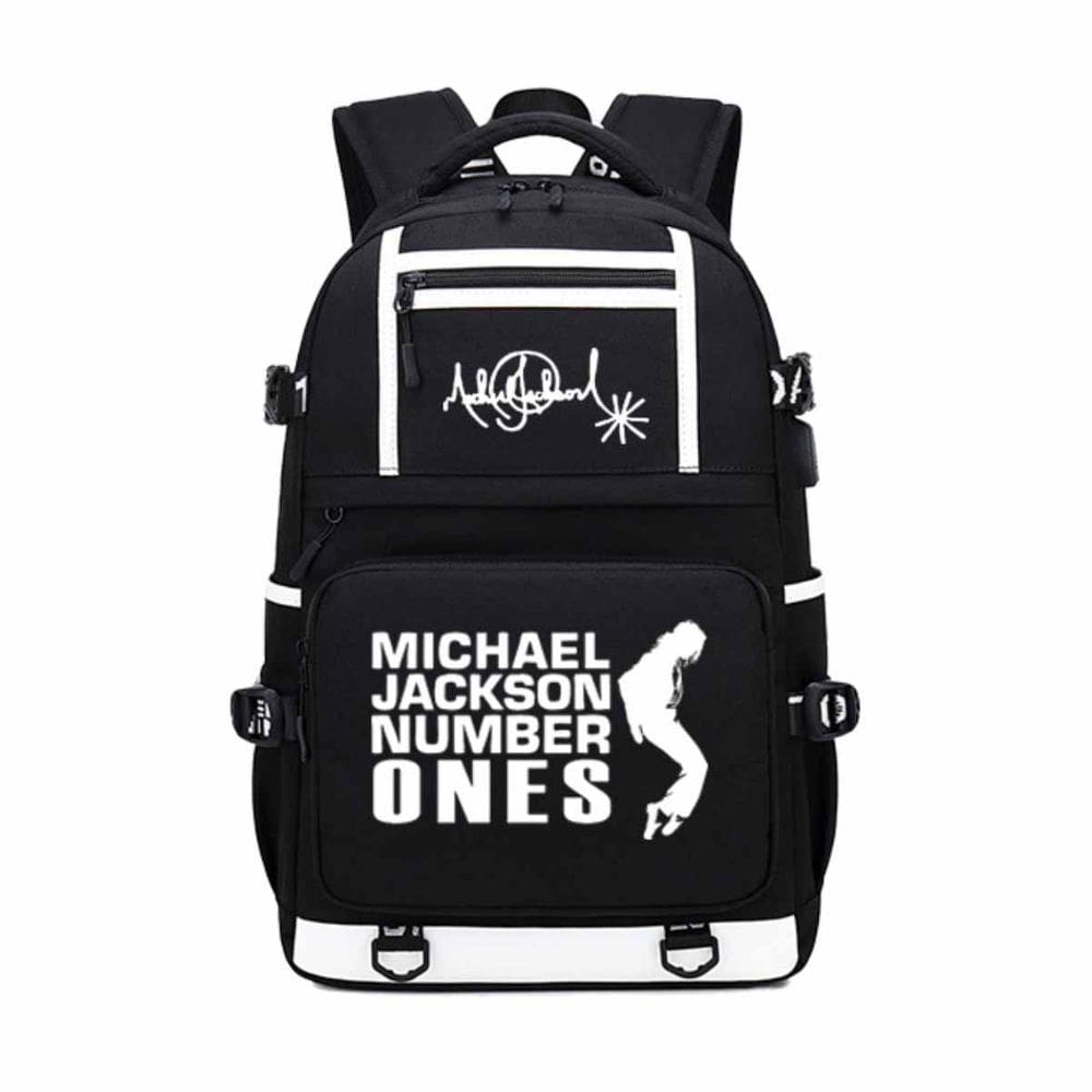 Mochila Michaels Jacksons Cartoon Kids School Oxford 30x15x48cm