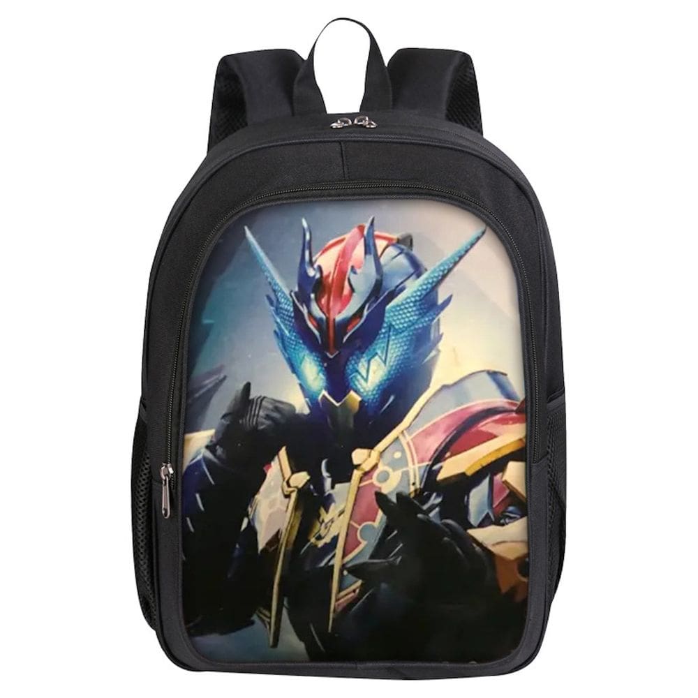 Mochila Masked Riders Cartoon Kids School 30x16x40cm
