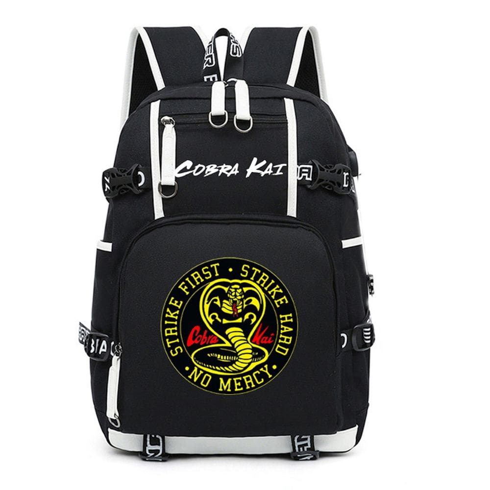 Mochila escolar infantil Cobras Kais com impressão 3D Oxford 570g