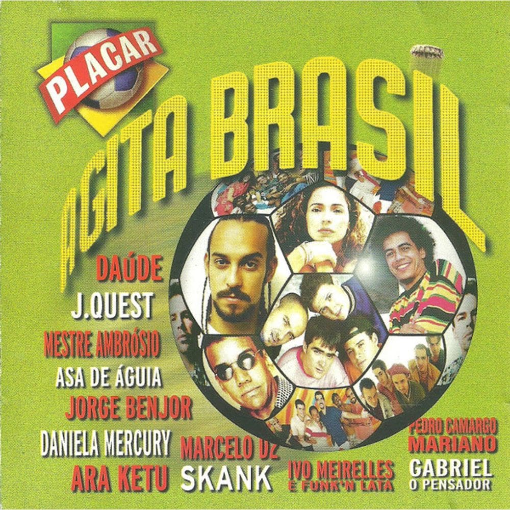 Cd Agita Brasil J. Ques,Araketu,Asa De Águia,Skank,Jorge Ben