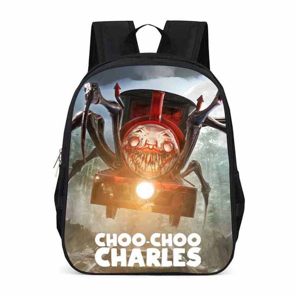Mochila Choos-Choos Charles Cartoon Kids School Oxford