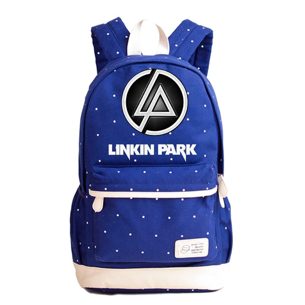 Mochila escolar Linkin Park Cartoon Kids Oxford Cloth