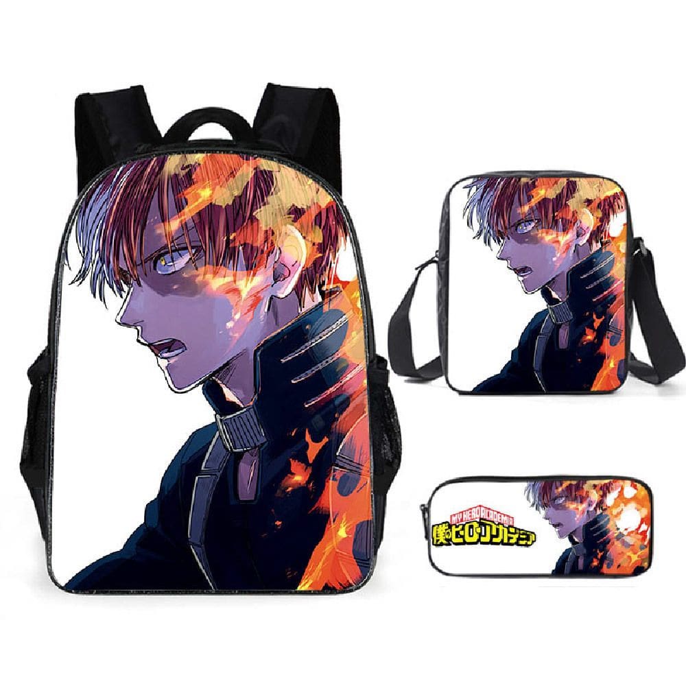 Conjunto de mochilas Mys Heros Academias School, 3 peças para crianças