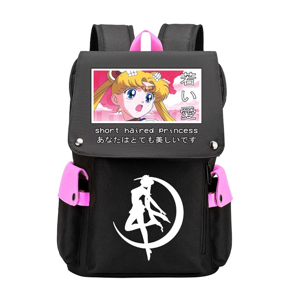 Mochila Sailors Moons Tsukinos Usagis Cartoon Kids Nylon