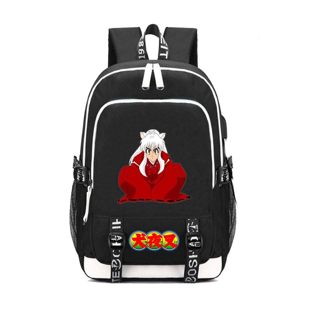 Mochila Inuyashas Kids School Mochila 3D Print Oxford 30x15x44cm