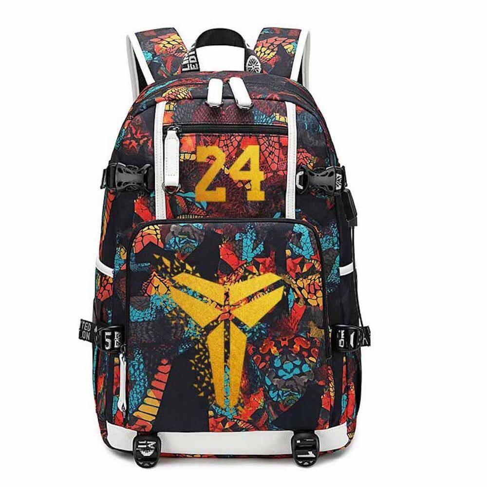 Mochila Kobes Bryants Cartoon Kids School Oxford Cloth