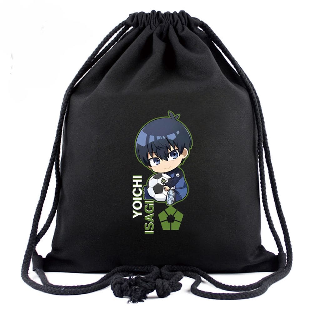 Mochila com cordão Anime Blues Locks 40x34cm algodão-poliéster