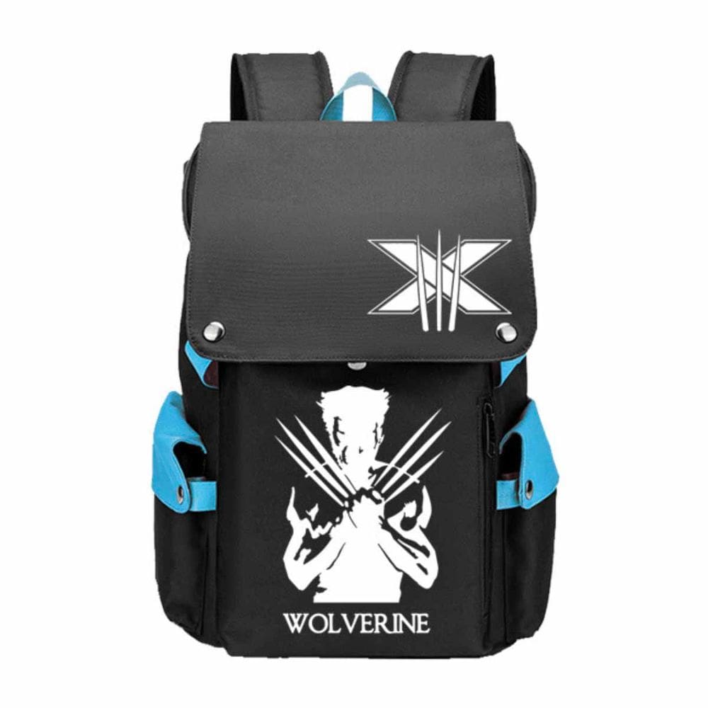 Mochila Wolverines Cartoon Kids School Nylon 34x21x48cm