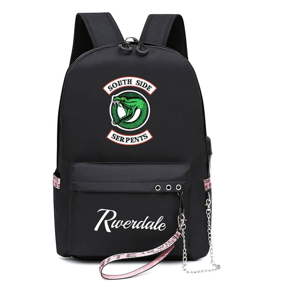 Mochila escolar infantil Riverdales com impressão 3D em nylon 480g