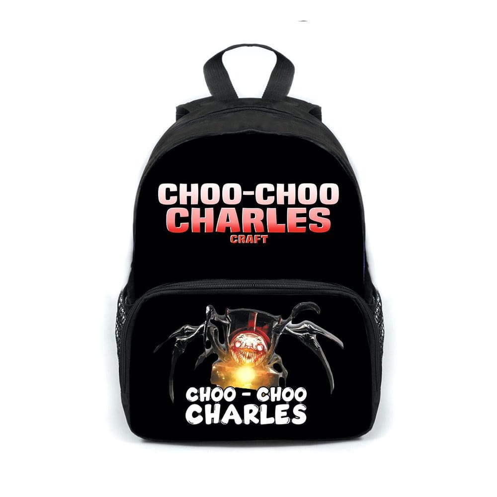 Mochila Choos Choos Charle para crianças, mochila escolar de anime