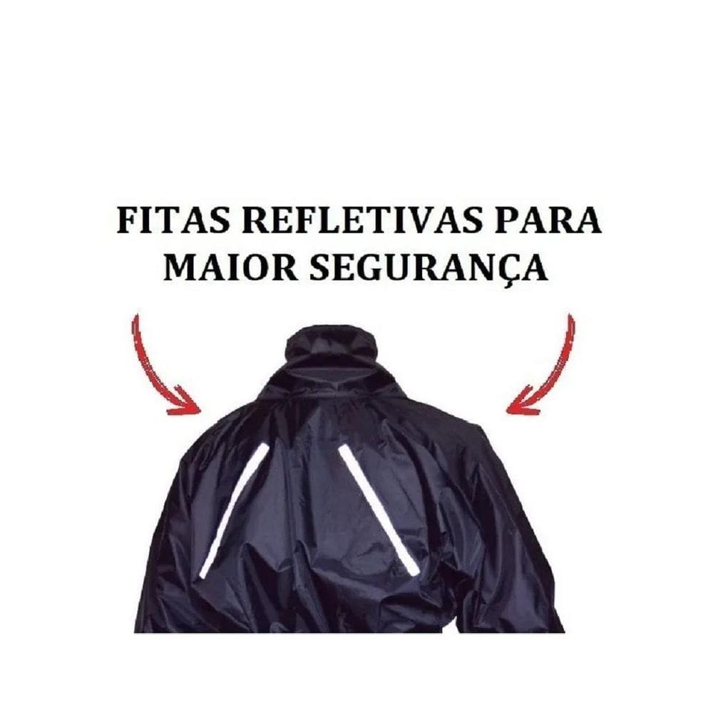 Capa De Chuva Nylon Feminina Moto Motoqueiro Impermeável