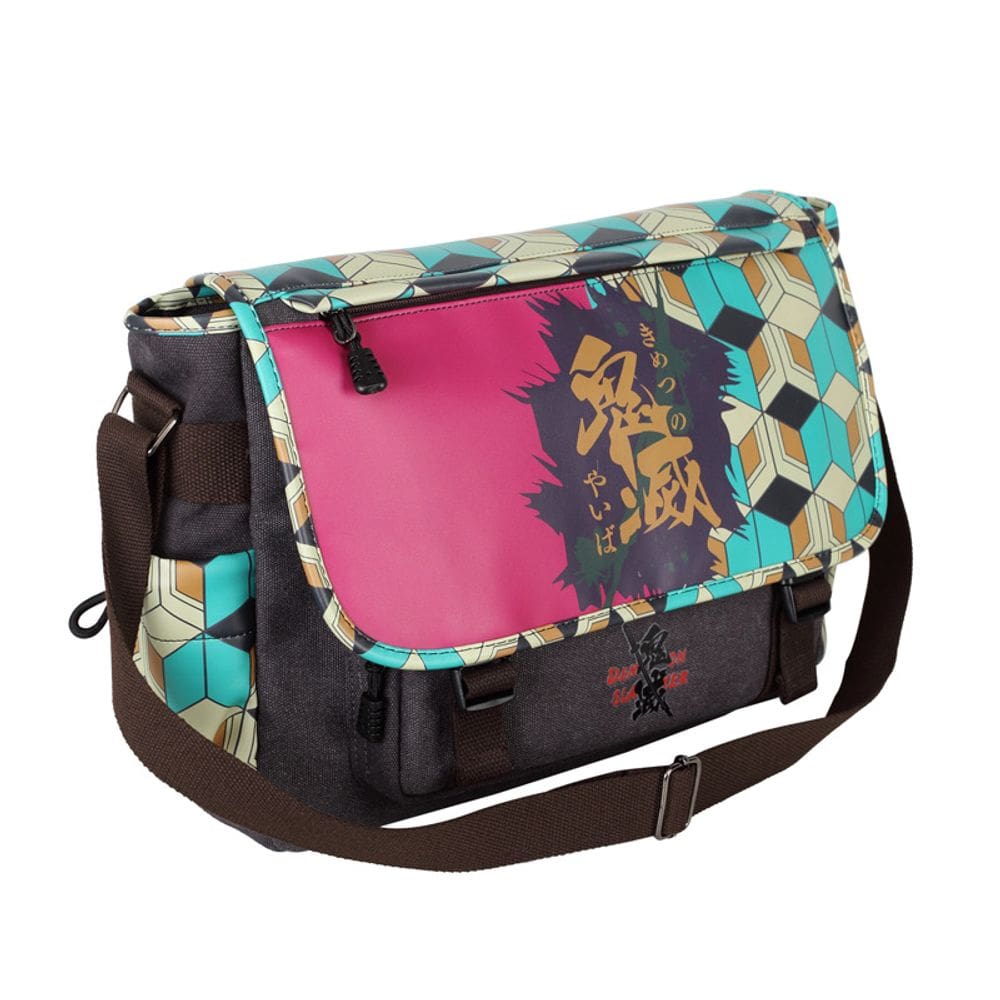 Bolsa Messenger Demons Slayers Tomiokas Giyuus Anime Canvas