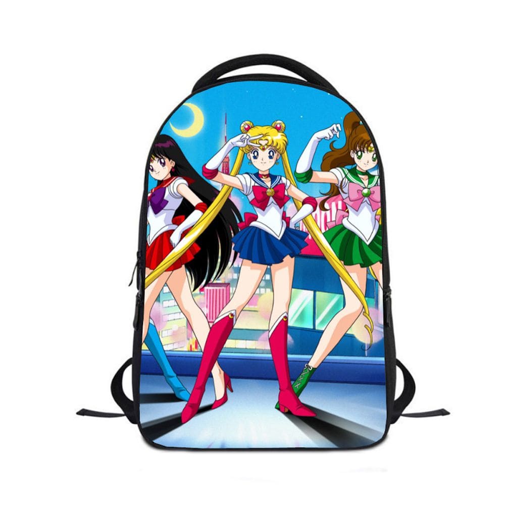 Mochila escolar infantil Sailor Moon com impressão 3D Oxford