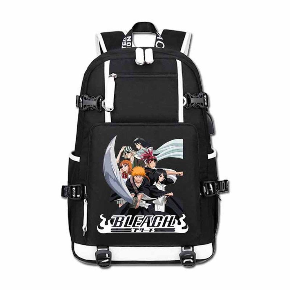 Mochila Bleach Kurosaki Ichigo Cartoon Kids School 30x15x47cm