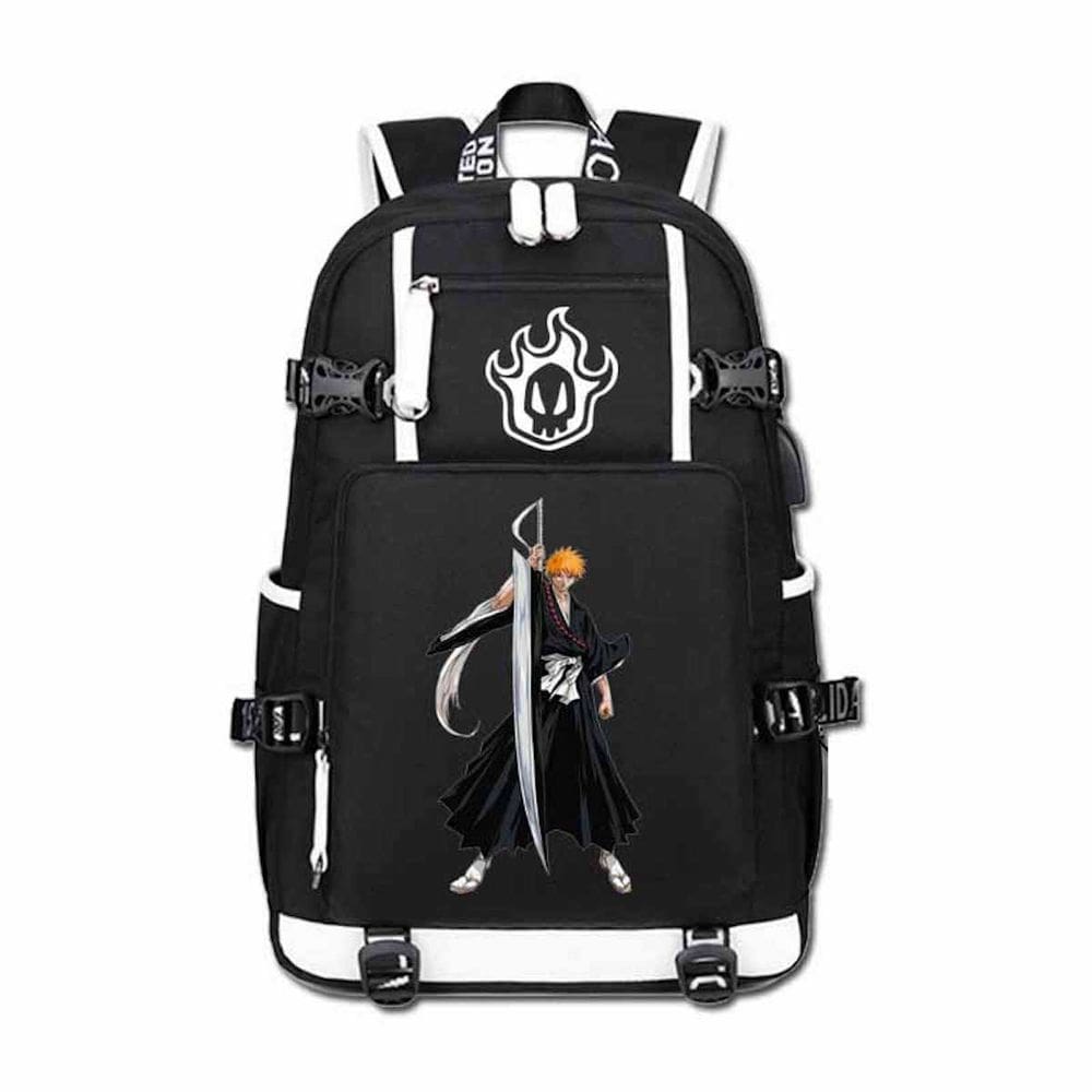 Mochila Bleach Kurosaki Ichigo Cartoon Kids School 30x15x47cm