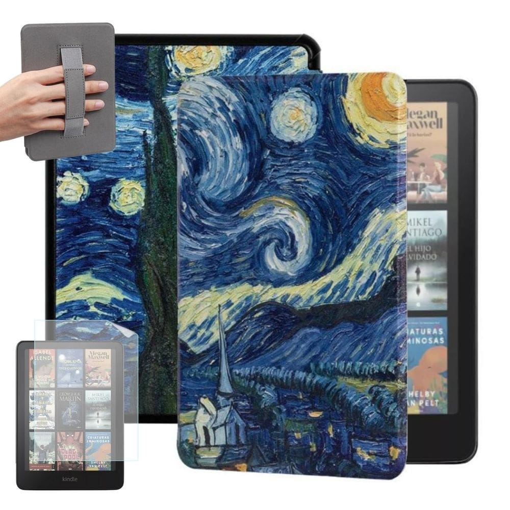 Case Com Estampa Para Kindle Colorsoft 1 Geração + Película