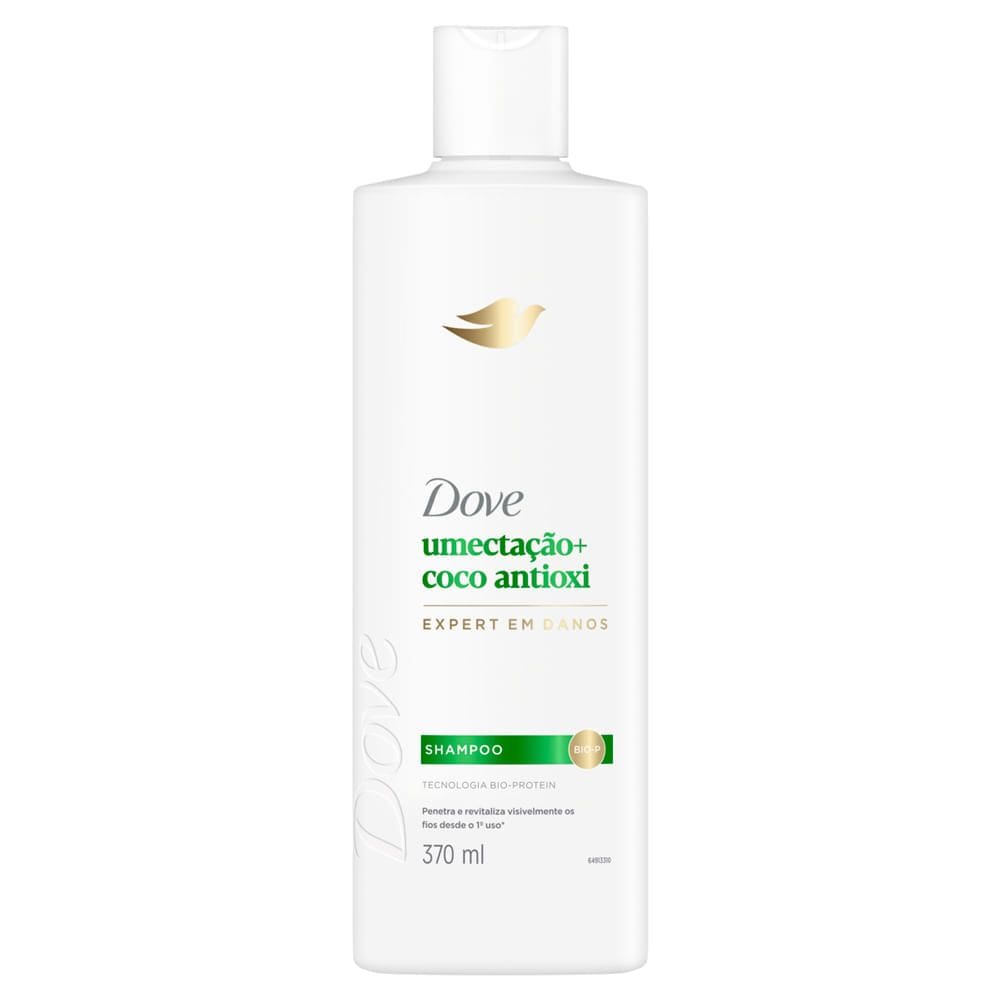Shampoo Dove Umectação e Coco Antioxi Expert em Danos 370ml