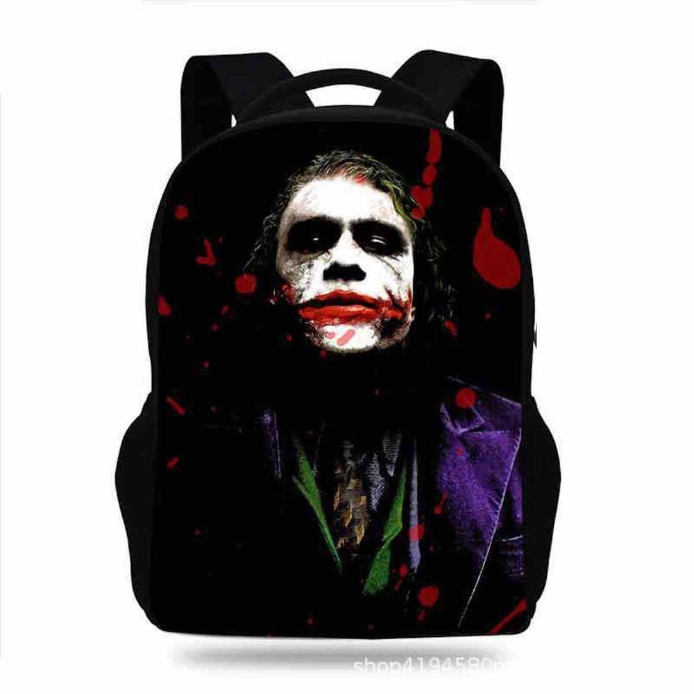 Mochila escolar Jokers Cartoon Kids Anime 31x13x42cm