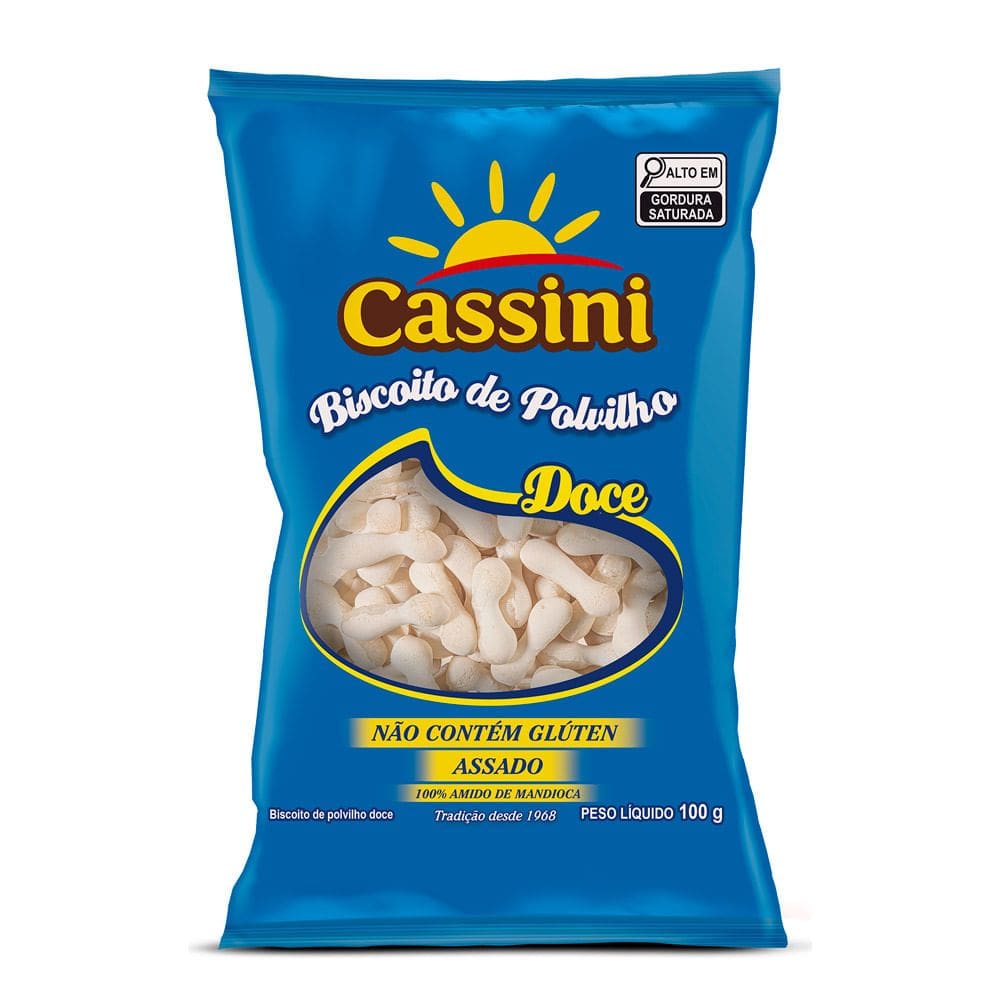 Biscoito de Polvilho Cassini Doce Assado 100g