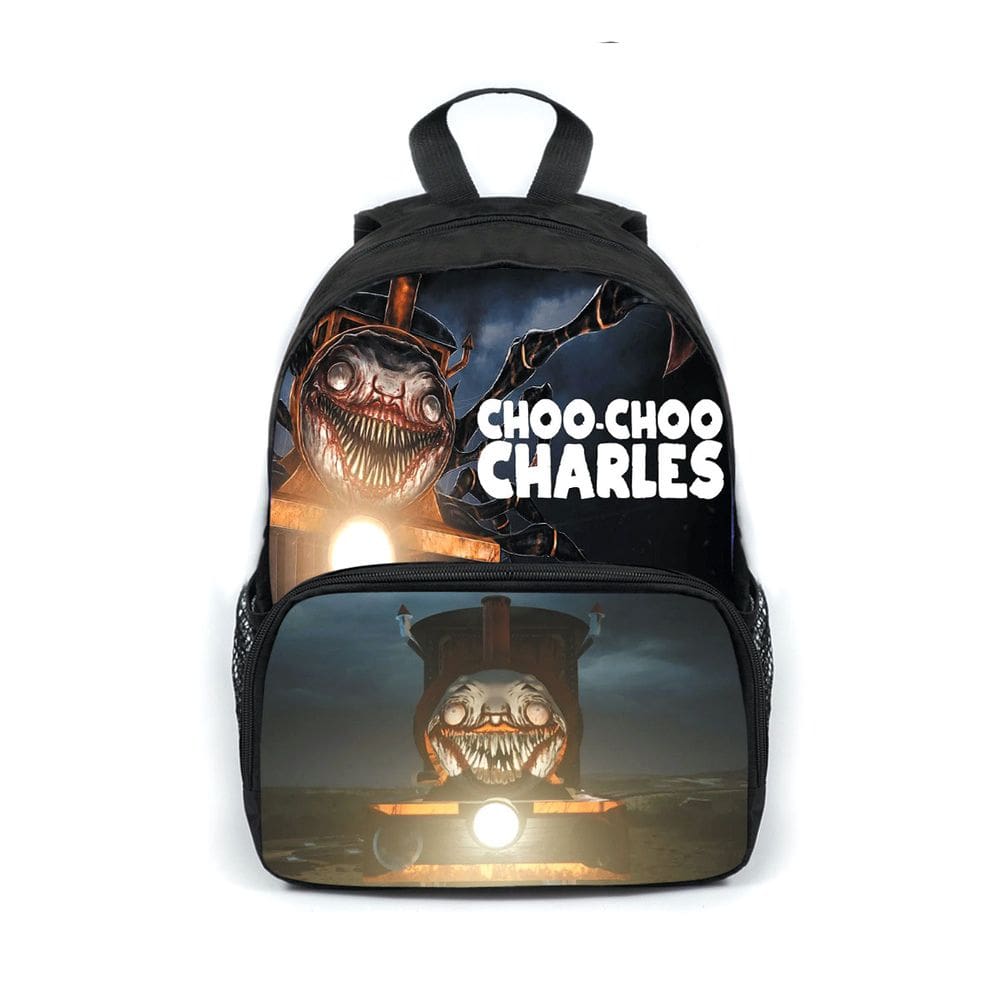 Mochila Choos Choos Charle para crianças, mochila escolar de anime