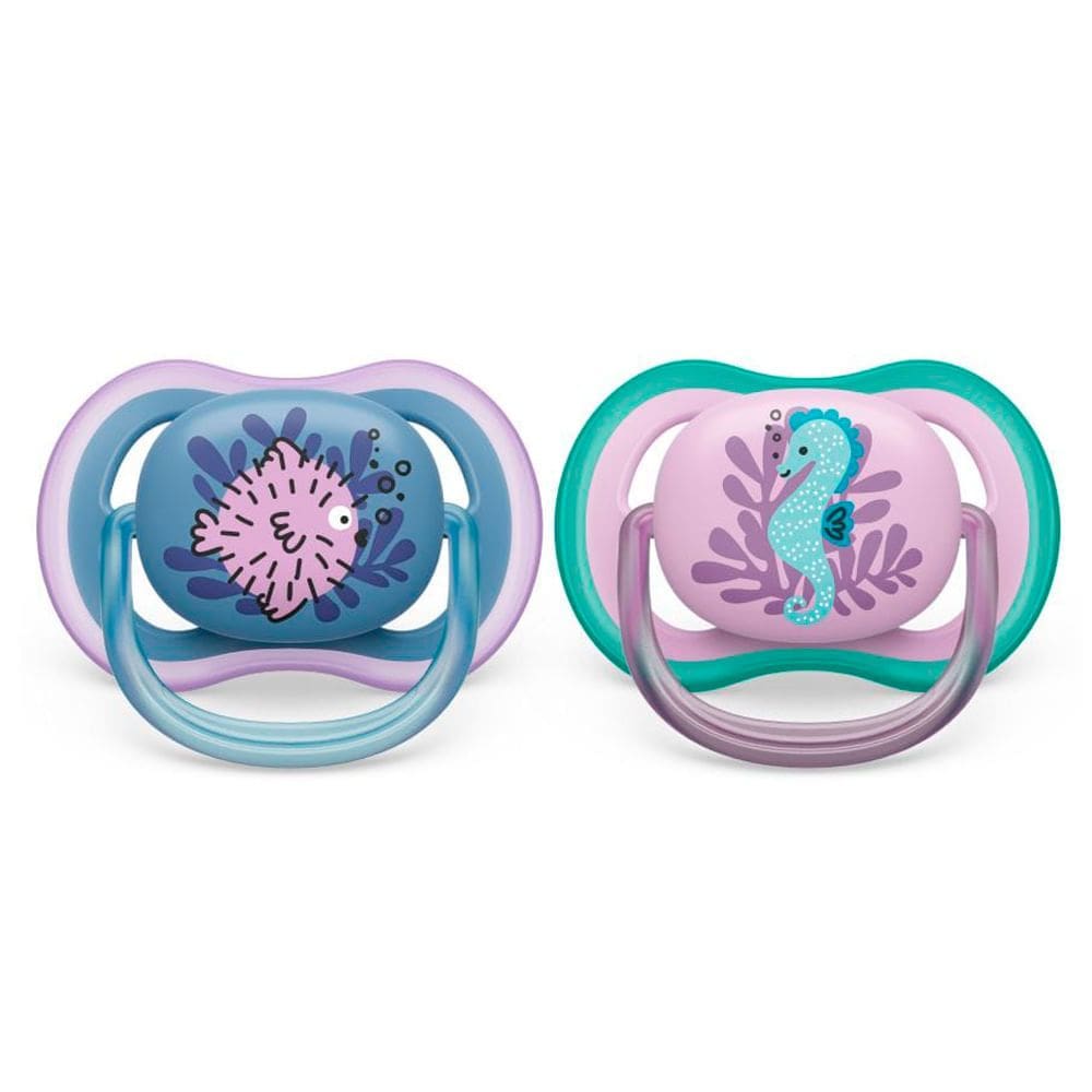 Chupeta Philips Avent Ultra Air de 6 a18 Meses Decorada 2 Unidades