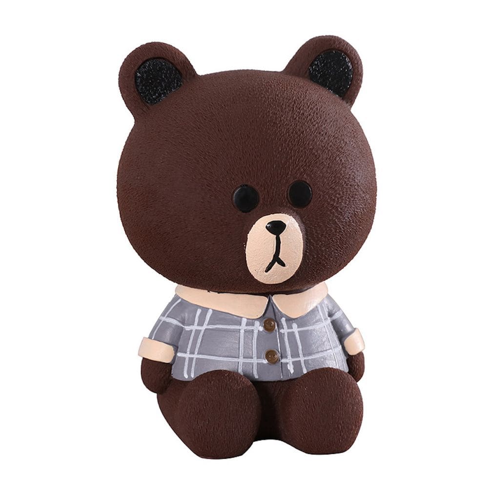Piggy Bank Brown Bear para crianças Coin Money Box Money Bank