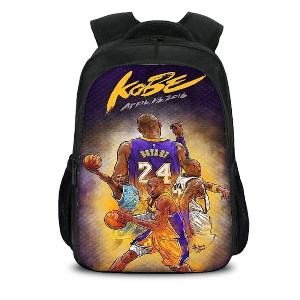 Mochila Kobe Bryant 24 Basketball Star para crianças