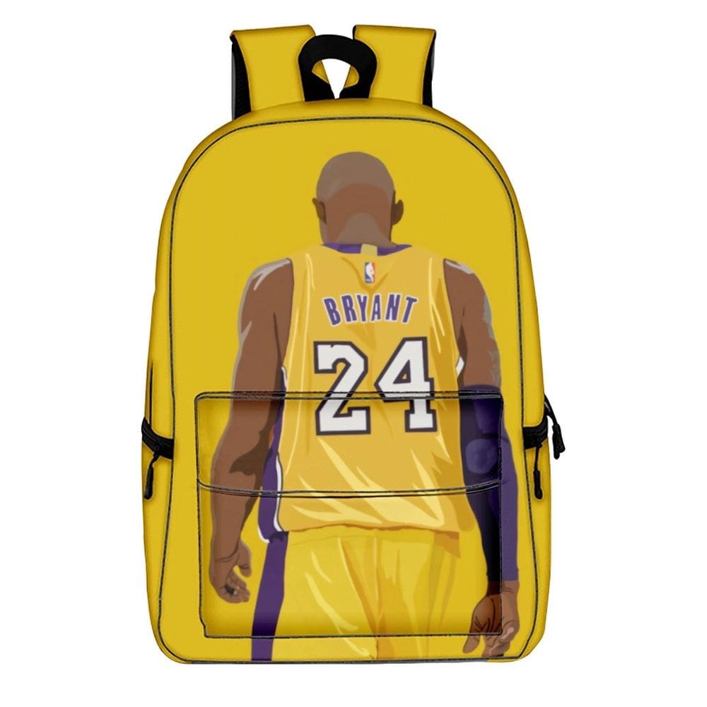 Mochila escolar infantil Kobes Bryantss 3D Oxford 31x15x43cm